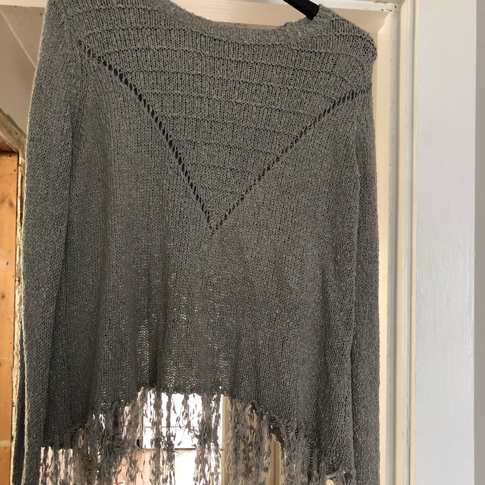 Miss Me fringe sweater